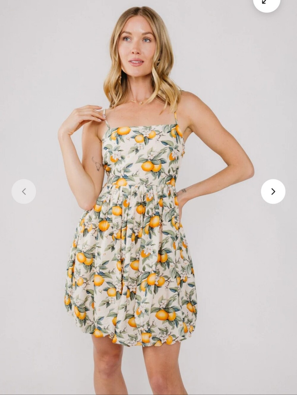 Bohme Bubble Hem Summer Dress